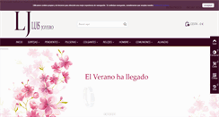 Desktop Screenshot of luisjoyero.com